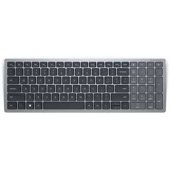 Tastiera DELL KB740 Ufficio RF Wireless Bluetooth QWERTZ Tedesca grigio nero