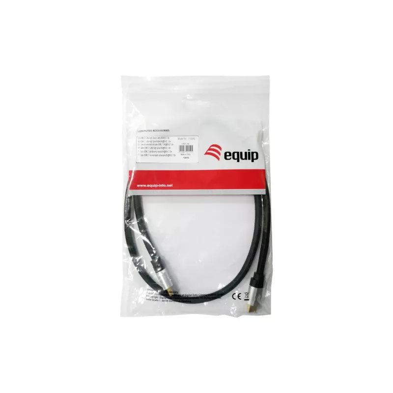 Cavo Equip 119381 HDMI 2.1 Ultra High Speed, 2,0 m, 8K/60Hz, 4K/120Hz