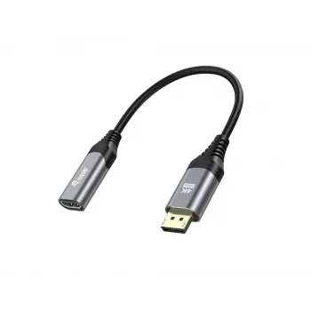 Adattatore DisplayPort 1.2 a HDMI Equip, 4K/60Hz, 0,15 m, DisplayPort, HDMI, connettore maschio, connettore femmina, dritto
