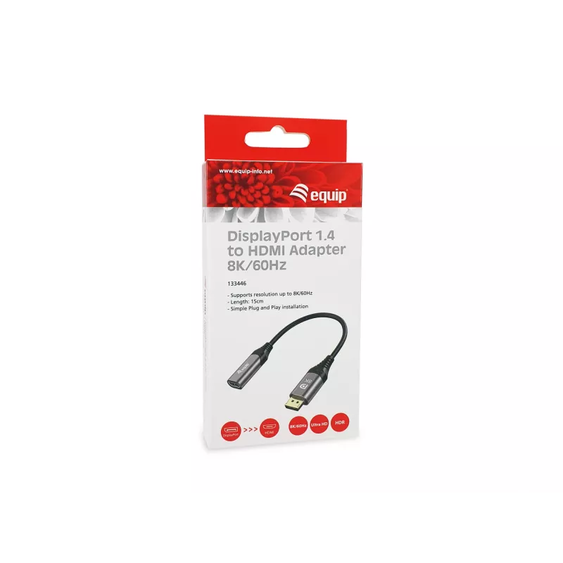 Adattatore DisplayPort 1.4 a HDMI Equip 8K 60Hz 0,15 m