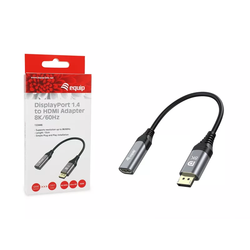 Adattatore DisplayPort 1.4 a HDMI Equip 8K 60Hz 0,15 m