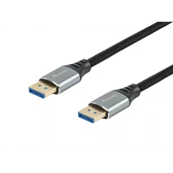 Cavo DisplayPort 2.1 Premium Equip, 1,0 m, 16K/60Hz, 54 Gbit/s