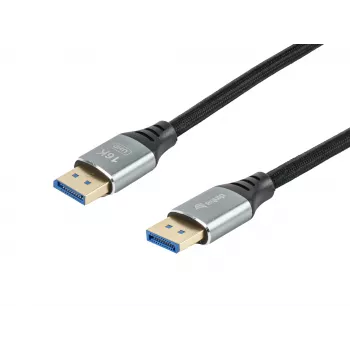 Cavo DisplayPort 2.1 Premium Equip, 3,0 m, 16K/60 Hz, 54 Gbit/s