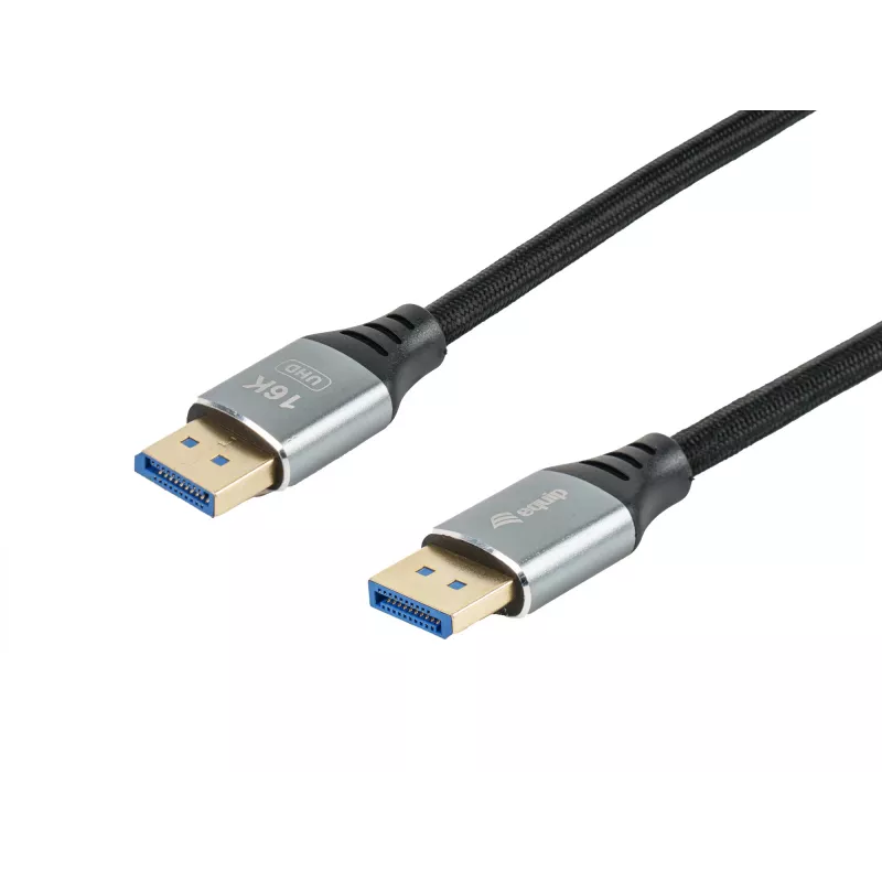 Cavo DisplayPort 2.1 Premium Equip, 3,0 m, 16K/60 Hz, 54 Gbit/s