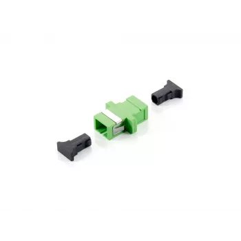 Adattatore SC APC Equip, monomodale simplex, SC/APC, verde, monomodale, 34,7 mm, 9,4 mm, 33 mm