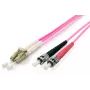 Equip Cavo patch in fibra ottica LC/ST, OM4, 0.5m, 0.5 m, OM4, LC, ST