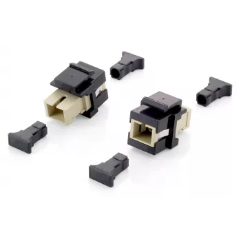 Equip Adattatore keystone in fibra ottica, SC simplex