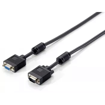 Equip Prolunga VGA HD15, 8,0 m, 8 m, VGA (D-Sub), VGA (D-Sub), connettore maschio, connettore femmina, nero