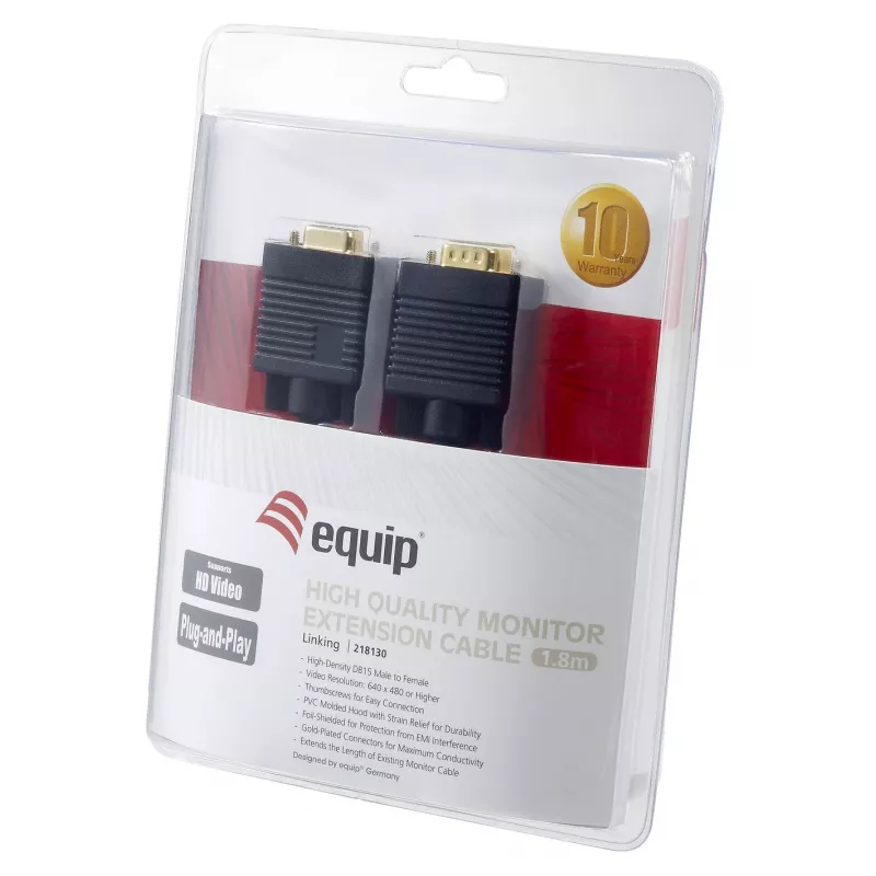 Equip HD15 Cavo di prolunga VGA, 1,8 m