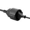Equip 112182 Cavo di alimentazione nero 5 m CEE7/7 CEE7/3