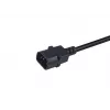 Equip 112106 Cavo di alimentazione nero 0,25 m IEC C14 CEE7/3