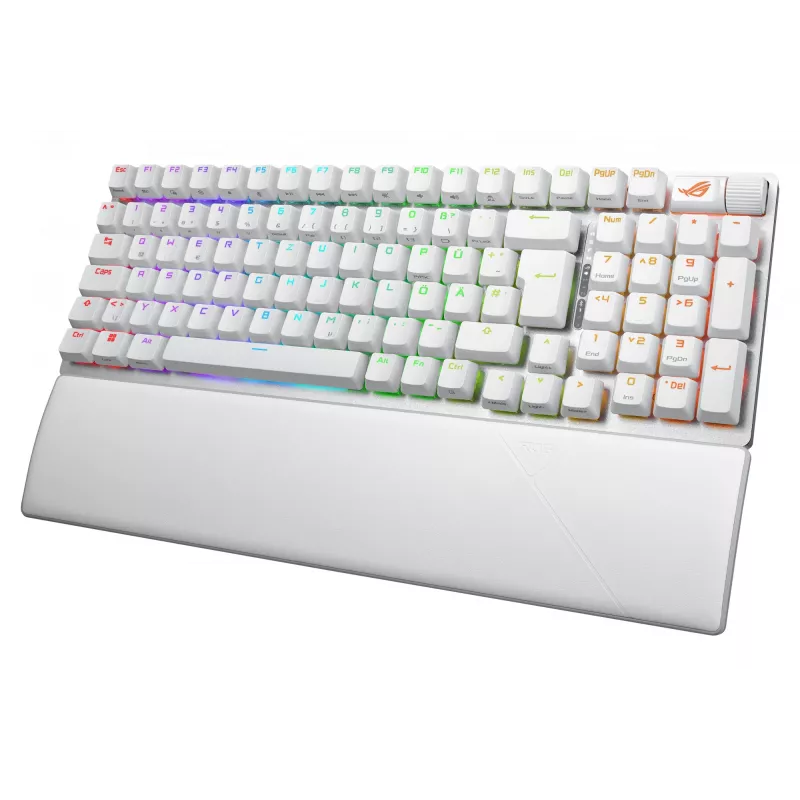 ASUS ROG Strix Scope II 96 Wireless Tastiera gaming USB + RF wireless + Bluetooth QWERTZ tedesco bianco