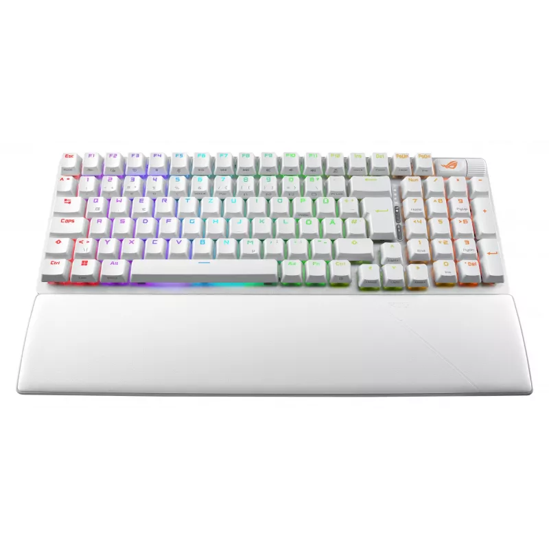ASUS ROG Strix Scope II 96 Wireless Tastiera gaming USB + RF wireless + Bluetooth QWERTZ tedesco bianco