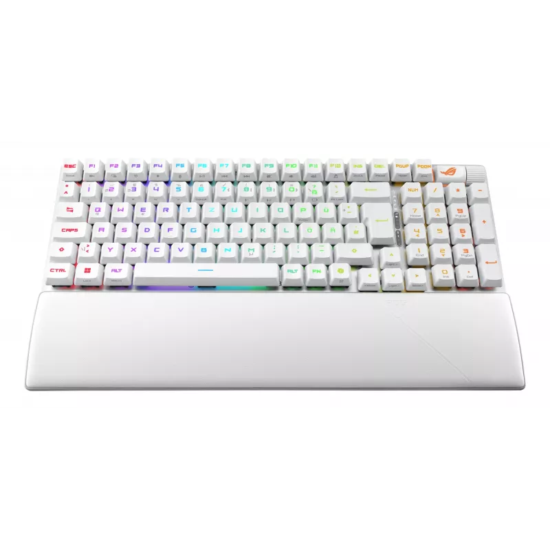 ASUS ROG Strix Scope II 96 RX Wireless Tastiera gaming USB + RF wireless + Bluetooth bianco