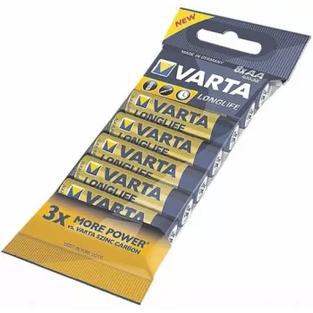 VARTA Batteria Longlife Aa Lr 6 Bulk Pack 1x8