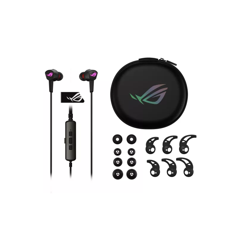 ASUS ROG CETRA II cuffie con filo in-ear gaming USB Type-C nero
