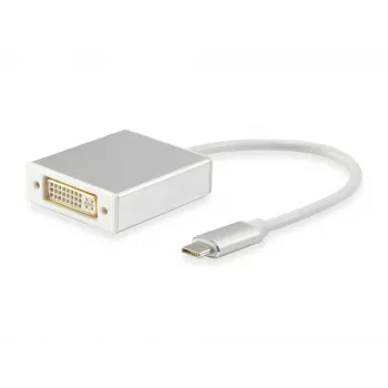 Adattatore USB Type-C a DVI-I Dual Link Equip 133453