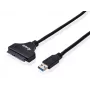 Adattatore Equip USB 3.0 a SATA, nero, 5 Gbit/s, CE, 50 mm, 9,5 mm, 550 mm
