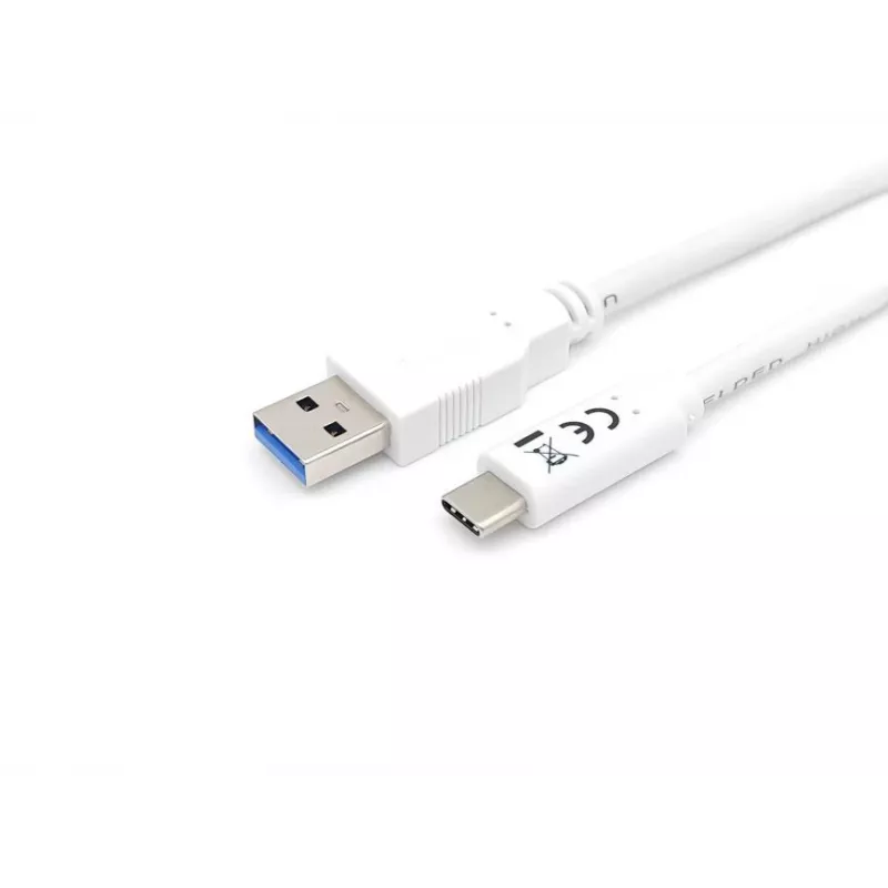 Cavo Equip USB 3.2 Gen 1 Type-C a A, M/M, 1 m, 1 m, USB A, USB C, USB 3.2 Gen 1 (3.1 Gen 1), 5 Gbit/s, bianco