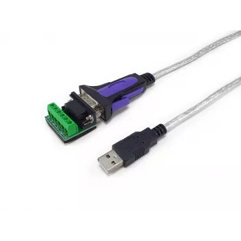 Cavo adattatore Equip USB-A a seriale RS-422/485 DB9, grigio, 1,5 m, USB Type-A, DB-9, connettore maschio, connettore maschio