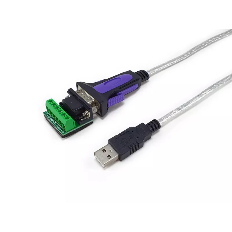 Cavo adattatore Equip USB-A a seriale RS-422/485 DB9, grigio, 1,5 m, USB Type-A, DB-9, connettore maschio, connettore maschio