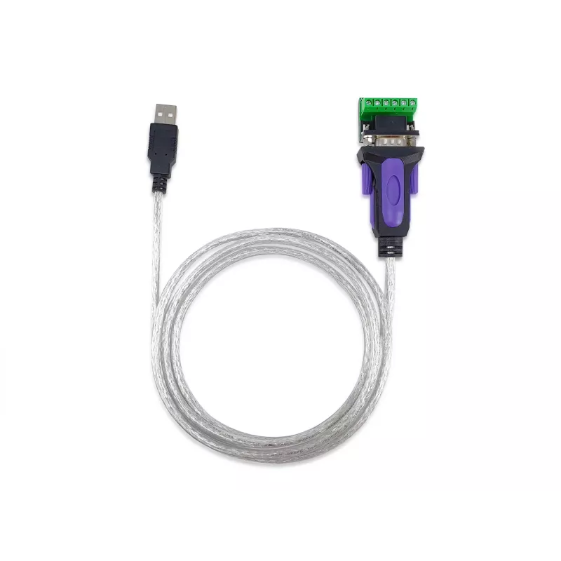 Cavo adattatore Equip USB-A a seriale RS-422/485 DB9, grigio, 1,5 m, USB Type-A, DB-9, connettore maschio, connettore maschio