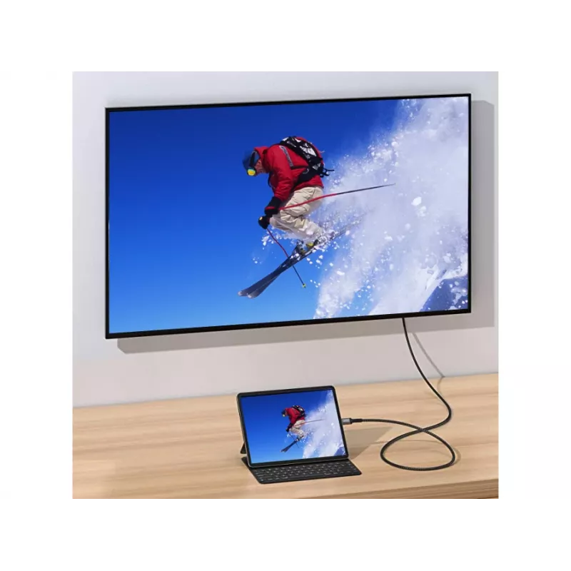 Cavo Equip USB-C a HDMI, M/M, 1,0 m, 4K/60Hz