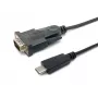 Cavo Equip USB-C a seriale DB9 M/M 1,5 m nero