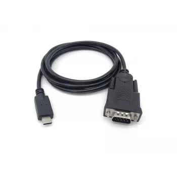 Cavo Equip USB-C a seriale DB9 M/M 1,5 m nero