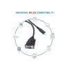 Cavo Equip USB-C a seriale DB9 M/M 1,5 m nero