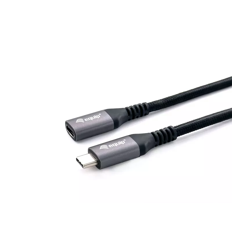 Prolunga Equip USB 3.2 Gen 2 C a C, M/F, 0,5 m, 4K/60Hz, 10 Gbit/s