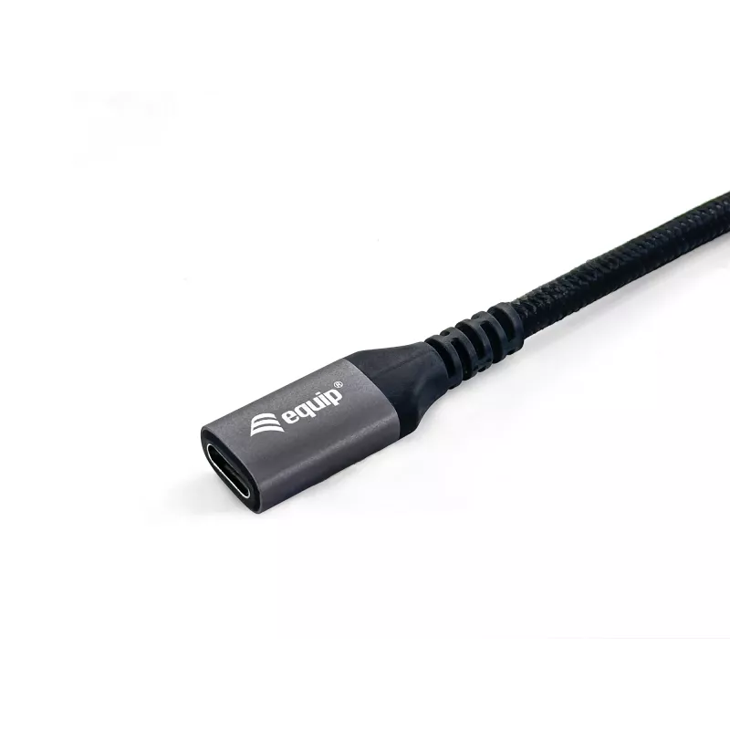 Prolunga Equip USB 3.2 Gen 2 C a C, M/F, 0,5 m, 4K/60Hz, 10 Gbit/s