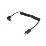 Cavo a spirale Equip USB 2.0 C a C con angolo 90° M/M 1 m nero