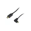 Cavo a spirale Equip USB 2.0 C a C con angolo 90° M/M 1 m nero