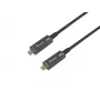 Cavo ottico attivo Equip USB-C a C, M/M, 5,0 m, PD 60 W, 4K/60 Hz, 10 Gbit/s, video+dati+PD