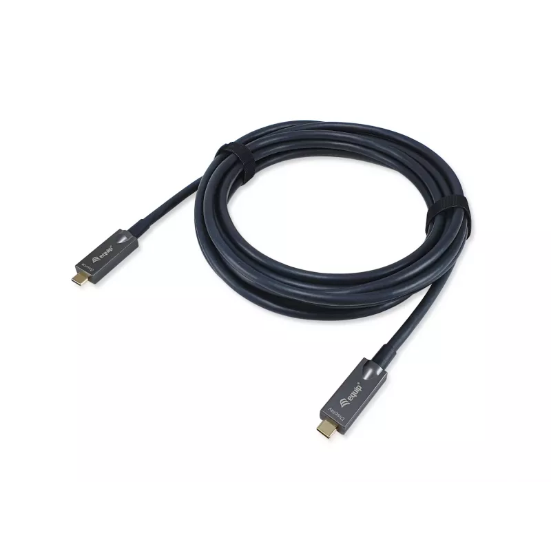 Cavo ottico attivo Equip USB-C a C, 10 m, 4K/60Hz, video+dati+PD