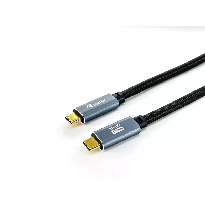 Cavo Equip USB 3.2 Gen 2 C a C, M/M, 2,0 m, 5A, PD 100W, 4K/60Hz, 10Gbps