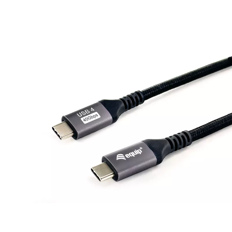 Cavo Equip USB 4 Gen 3 C a C, M/M, 2,0 m, PD3.1 240 W, 8K/60 Hz, 40 Gbit/s, nero
