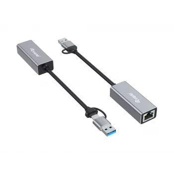 Adattatore di rete Equip USB-C a 2,5 Gigabit Ethernet (USB-C+A)