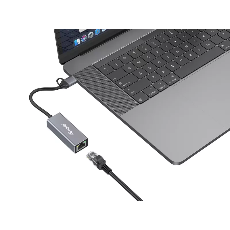 Adattatore di rete Equip USB-C a 2,5 Gigabit Ethernet (USB-C+A)
