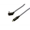 Cavo Equip USB 3.2 Gen 2x2 C a C con connettore a U, 2,0 m, nero, M/M, PD240W, 4K/60Hz, 20Gbps