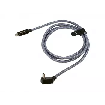 Cavo Equip USB 3.2 Gen 2x2 C a C con connettore a U, 3,0 m, nero, M/M, PD240W, 4K/60Hz, 20Gbps
