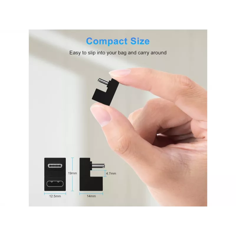 Adattatore USB-C con connettore a U Equip 133476 10Gbps PD 100W confezione da 2