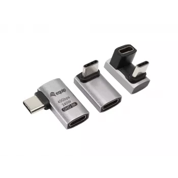 Adattatore Equip USB 4 C a C, 40 Gbit/s, PD 240 W, confezione da 3