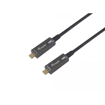 Cavo ottico attivo Equip USB-C a C, M/M, 15 m, PD 60 W, 4K/60 Hz, 10 Gbit/s, video+dati+PD