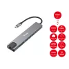 Adattatore multifunzione 8-in-1 Equip USB-C, con filo, USB Type-C, 100 W, 1000 Mbit/s, 1000BASE-T, IEEE 802.3ab