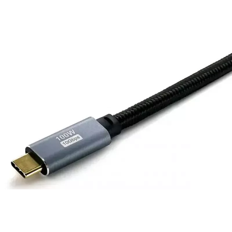 Cavo USB-C a C EQUIP 3,0 m — USB 3.2 Gen 2 (10 Gbit/s), PD100W, 4K/60Hz, nero