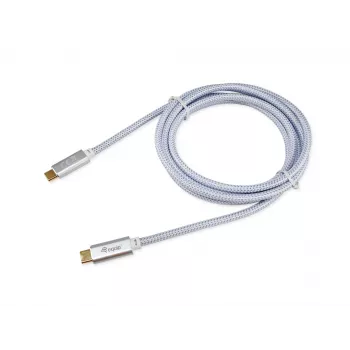 Cavo USB-C a USB-C EQUIP 3,0 m — USB 3.2 Gen 2, 10 Gbps, PD 100 W, 4K/60 Hz, bianco