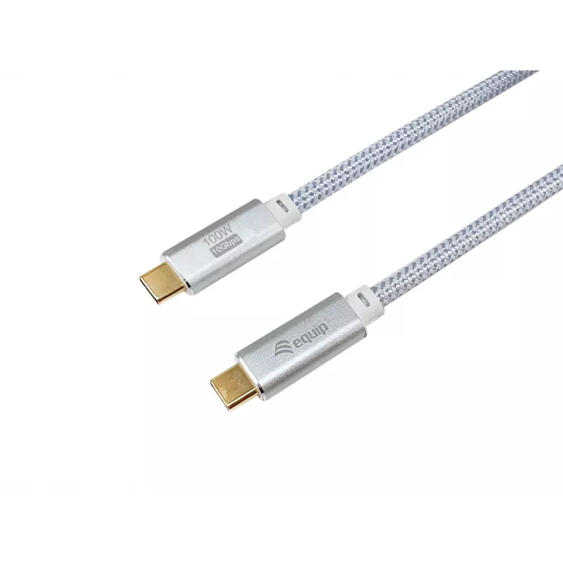 Cavo USB-C a USB-C EQUIP 3,0 m — USB 3.2 Gen 2, 10 Gbps, PD 100 W, 4K/60 Hz, bianco