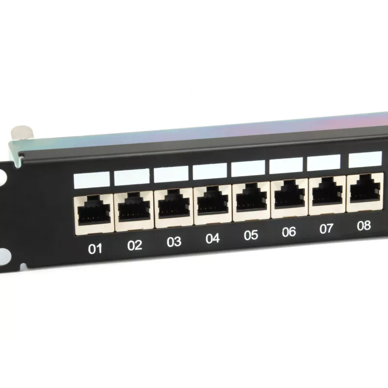 Patch panel 24 porte Cat.6A schermato Equip